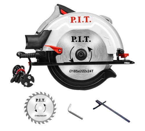 Пила циркулярная сетевая P.I.T. PKS185-C3
