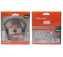 Пильный диск, размер 165x20/16x48 зубьев, твердосплавные напайки Sturm!