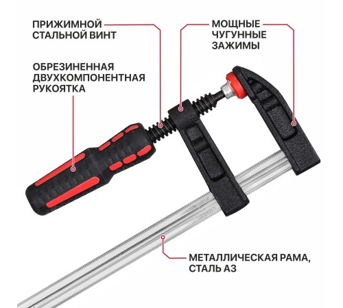Струбцина винтовая P.I.T. ADVANCE HCLF01-0200