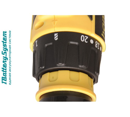Аккумуляторный шуруповерт Hanskonner HCD1865C 1BatterySystem Аккумуляторный шуруповерт Hanskonner HCD1865C 1BatterySystem