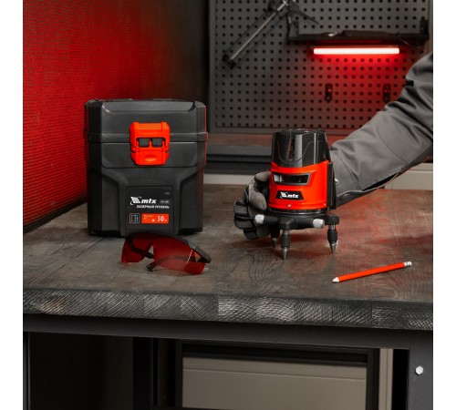 Лазерный уровень CRL-30R, 30 м, красный луч, батарейки, резьба 5/8 Лазерный уровень CRL-30R, 30 м, красный луч, батарейки, резьба 5/8