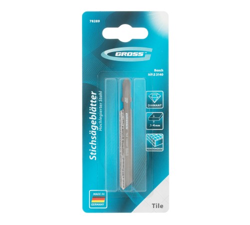 Полотно для электролобзика универсальное, вакуум-паянная алмазная крошка ( 3140 ) Gross