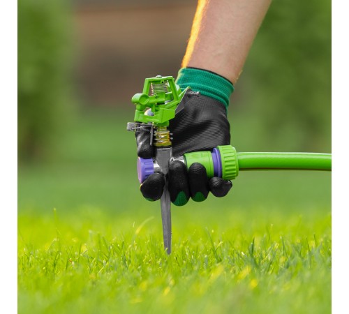 Разбрызгиватель латунный, импульсный, с регулировкой угла горизонт распыления до 26 м Palisad