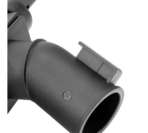 Щетка-насадка строительная широкая для пылесосов 25,3х7,3 см Denzel