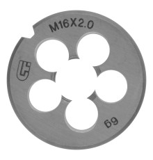 Плашка М16 х 2 мм Сибртех