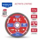 Диск пильный по алюминию P.I.T. ACTW13-210T80