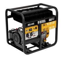 Генератор дизельный DES-85E, 8,5 кВт, 230 В, 16 л, электростартер Denzel