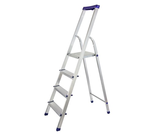 Стремянка алюминиевая с органайзером "Универсал", 4 ступени, Сибртех