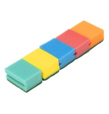 Губки для посуды профильные Comfort, 87 x 65 x 40 мм, 5 шт., Home Palisad
