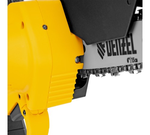 Цепная мини-пила аккумуляторная бесщет., CCS-150, шина 150 мм, Li-Ion, 20 В Denzel