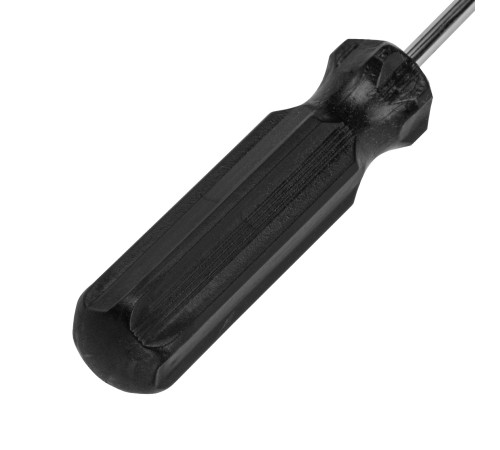 Отвертка PH1 х 75 мм, углеродистая сталь, черная пластиковая рукоятка Sparta