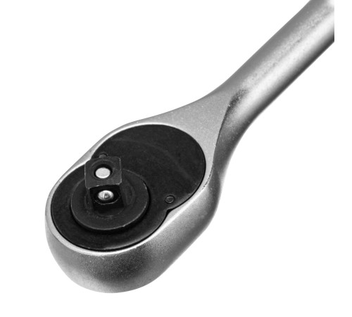 Ключ-трещотка 1/4", CrV, 72 зуба, с быстрым сбросом, матовый хром Stels Ключ-трещотка 1/4", CrV, 72 зуба, с быстрым сбросом, матовый хром Stels