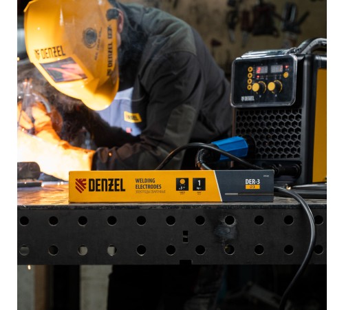 Электроды DER-3, диам. 3 мм, 1 кг, рутиловое покрытие// Denzel
