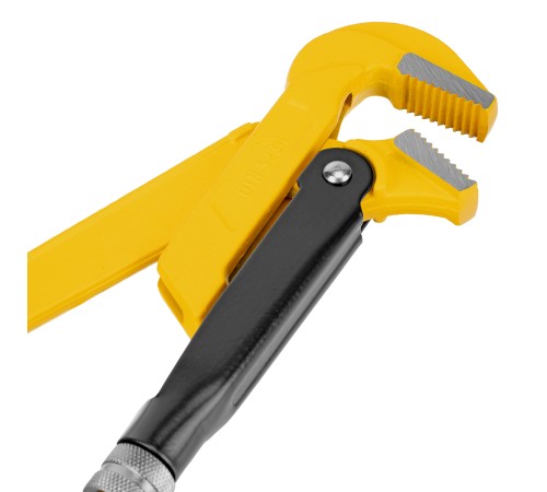 Ключ трубный рычажный №2, 1,5", цельнокованый, CrV, тип "L" Denzel