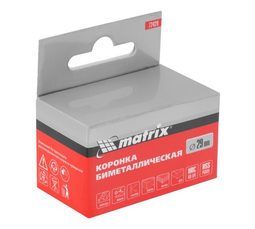 Коронка Bimetal, 29 мм Matrix