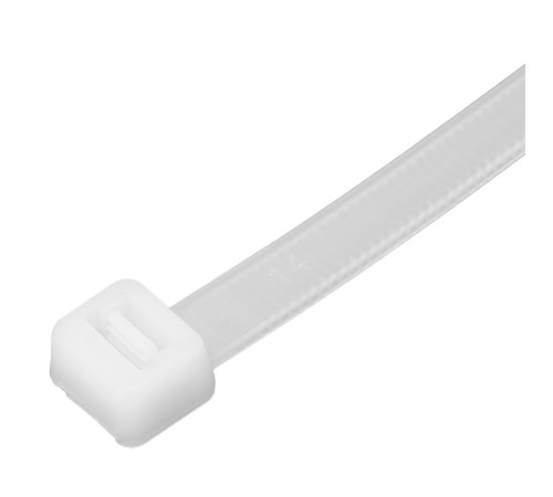 Хомуты, 400 х 8 мм, пластиковые, белые, 50 шт Сибртех