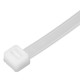 Хомуты, 400 х 8 мм, пластиковые, белые, 50 шт Сибртех