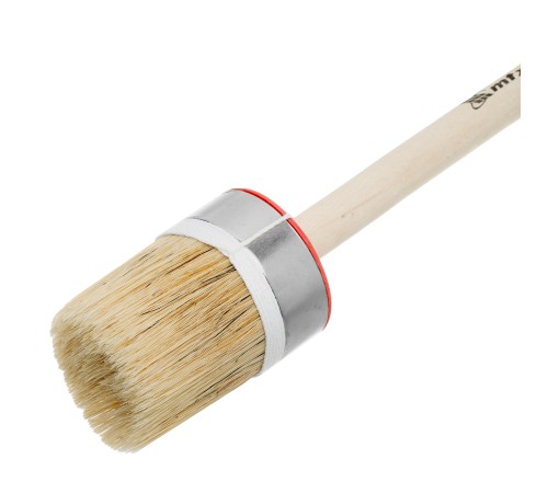 Кисть круглая, Профи №14 (50 мм), натуральная щетина, деревянная ручка MTX