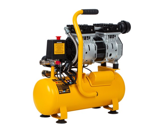 Компрессор DLS650/10 безмаслянный малошумный 650 Вт, 120 л/мин, ресивер 10 л Denzel Компрессор DLS650/10 безмаслянный малошумный 650 Вт, 120 л/мин, ресивер 10 л Denzel