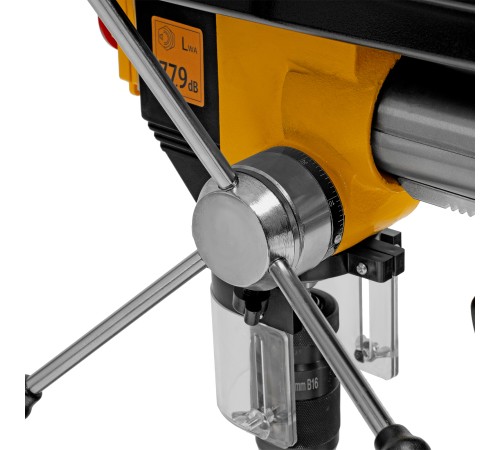 Станок сверлильный радиальный DDM-550R, 550 Вт, 16 мм, 12 ск., настольный Denzel