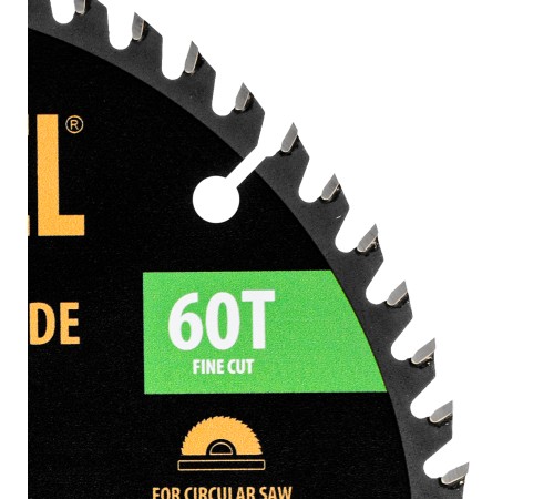 Пильный диск по дереву ф185 х 20 мм, 60 зубьев Denzel