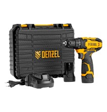 Дрель-шуруповерт аккумуляторная CDQ-12, Li-Ion, 12 В Denzel