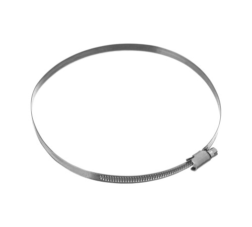 Хомуты нержавеющая сталь, Стандартное болтовое крепление 140-160 мм, 25 штук в упаковке, ширина 9 мм Сибртех