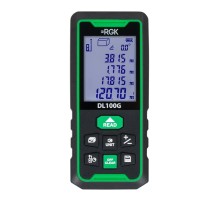 Лазерный дальномер RGK DL100G (с поверкой) - зеленый луч