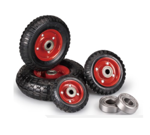 Колесо большегрузное P 200 200 мм резина с протектором, на ось (N) Колесо большегрузное P 200 200 мм резина с протектором, на ось (N)