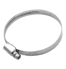 Хомуты нержавеющая сталь, Стандартное болтовое крепление 50-70 мм, 50 штук в упаковке, ширина 9 мм Сибртех