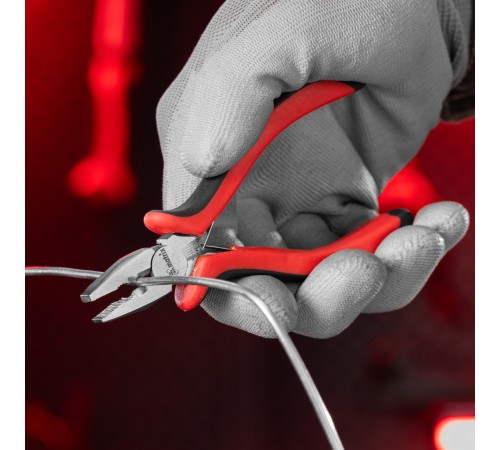 Плоскогубцы Mini, 130 мм, никелированные, авторазжим, двухкомпонентные рукоятки Matrix