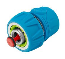 Соединитель быстросъемный 3/4", аквастоп, алюминий, TPR, LUXE Palisad