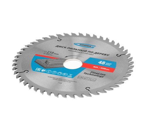 Пильный диск по дереву 210 x 32/30 x 48Т Gross