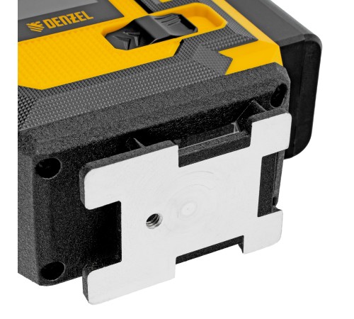 Лазерный уровень мультипризменный DLV-360-3T, 30 м, зеленый луч, Li-Ion 2,4 Aч, штатив  Denzel