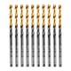 Сверло по металлу, 3 мм, HSS-Tin, Golden Tip, 10 шт. Denzel