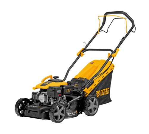 Газонокосилка бензиновая GLD-410SP-K, 150 см3, 41 см, привод, 40 л// Denzel