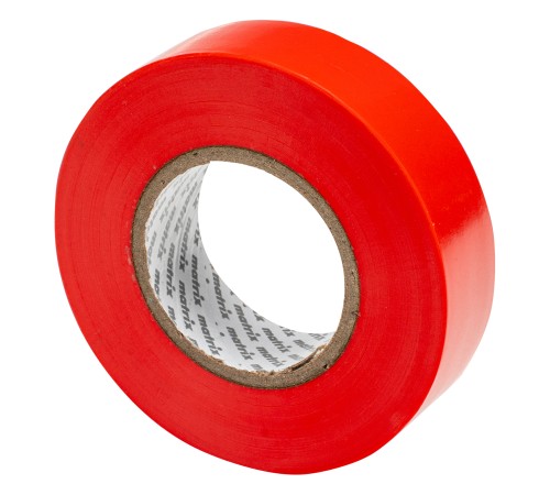 Изолента ПВХ, 19 мм х 20 м, красная, 150 мкм Matrix