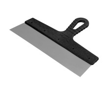 Шпатель фасадный из нержавеющей стали, 300 мм, пластмассовая ручка Сибртех