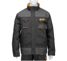 Куртка профессиональная рабочая, 65% полиэстер 35% хлопок, M Denzel