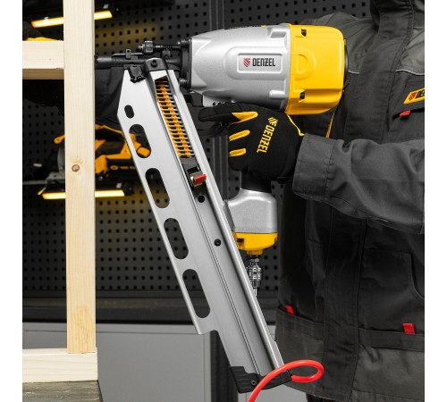 Нейлер пневматический PN2190 для гвоздей SN21 от 50 до 90 мм Denzel