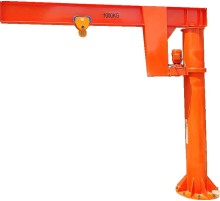 Кран консольный поворотный электрический TOR JIB г/п 5000 кг, высота 3 м, стрела 3 м