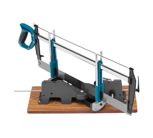 Стусло прецизионное, двухплоскостное, пила 600 мм, две прижимные струбцины, ограничительный упор Gross