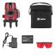 Лазерный уровень MXL RED, 30 м, красный луч, акк. Li 2400 mAh, сумка, резьба 5/8" MTX