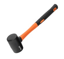 Киянка резиновая, 225 г, черная резина, фибергласовая рукоятка Sparta