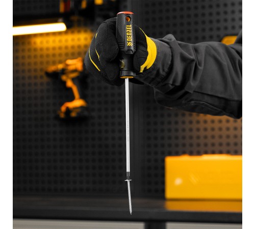 Отвертка, PH1х150 мм, S2, 3к рукоятка Denzel