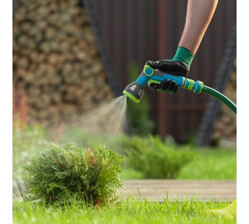 Пистолет-распылитель, 8 режимов, регулируемый, металлический, с курком, LUXE Palisad