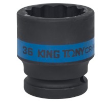 Головка торцевая ударная двенадцатигранная 3/4", 36 мм KING TONY 653036M Головка торцевая ударная двенадцатигранная 3/4", 36 мм KING TONY 653036M