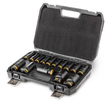 RUNTEC RT-IS1B15L Набор ударных головок глубоких RUNTEC 1/2", 10-32 мм, CrMo, 15 предметов