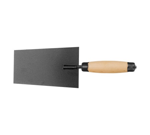 Кельма отделочника, стальная, деревянная усиленная ручка
