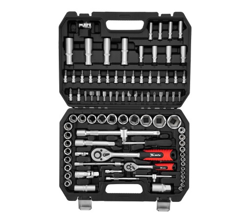 Набор инструментов, 1/2", 1/4", пластиковый кейс, 94 предмета MTX